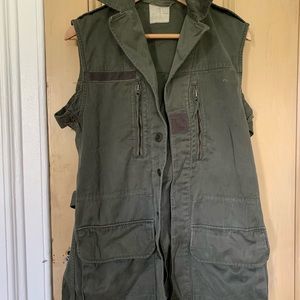 Deconstructed army vest